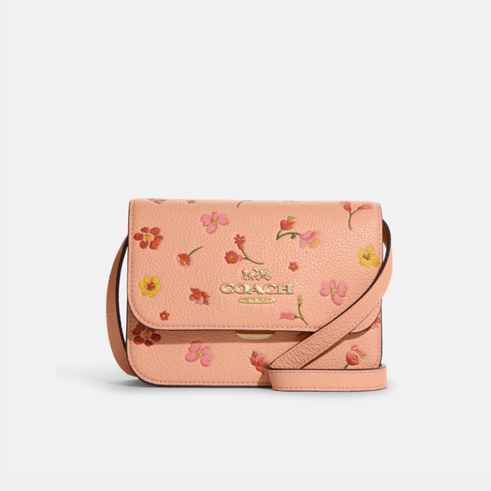 Coach mini Brynn crossbody with mystical floral print